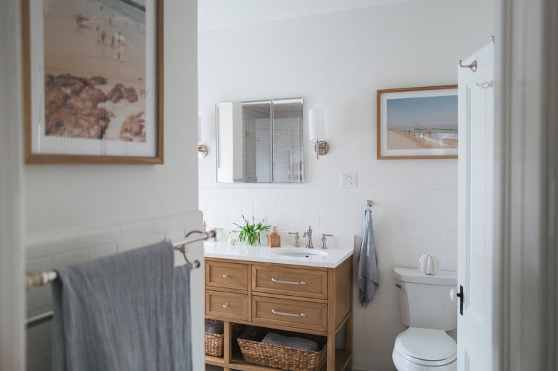 Hamptons Bathroom, Coastal Fine Art Photography from the Hamptons Collection and Byron Bay