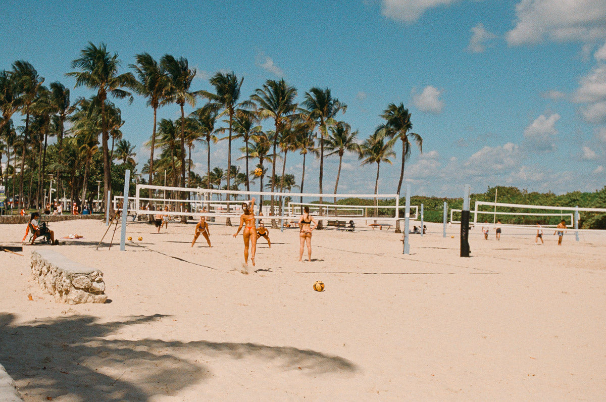 Volleyball On Ocean Drive