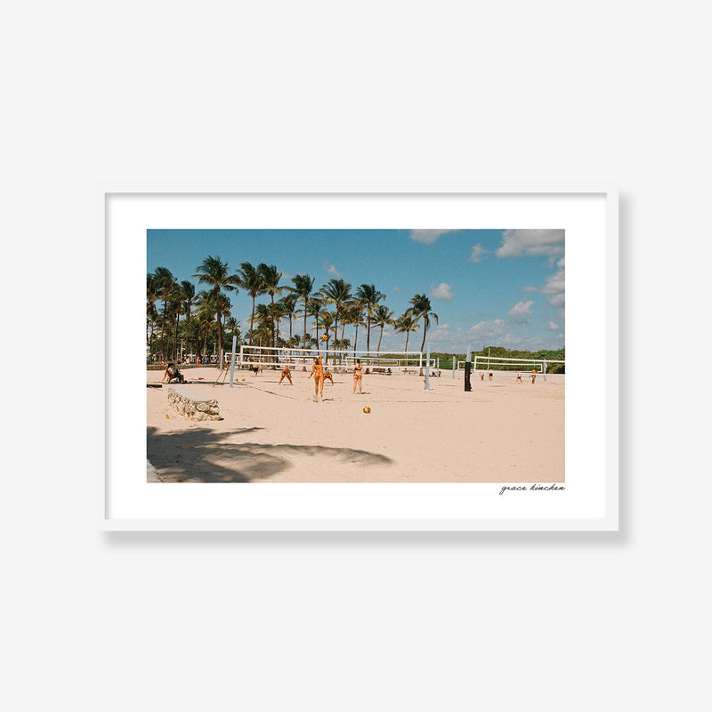 Volleyball On Ocean Drive