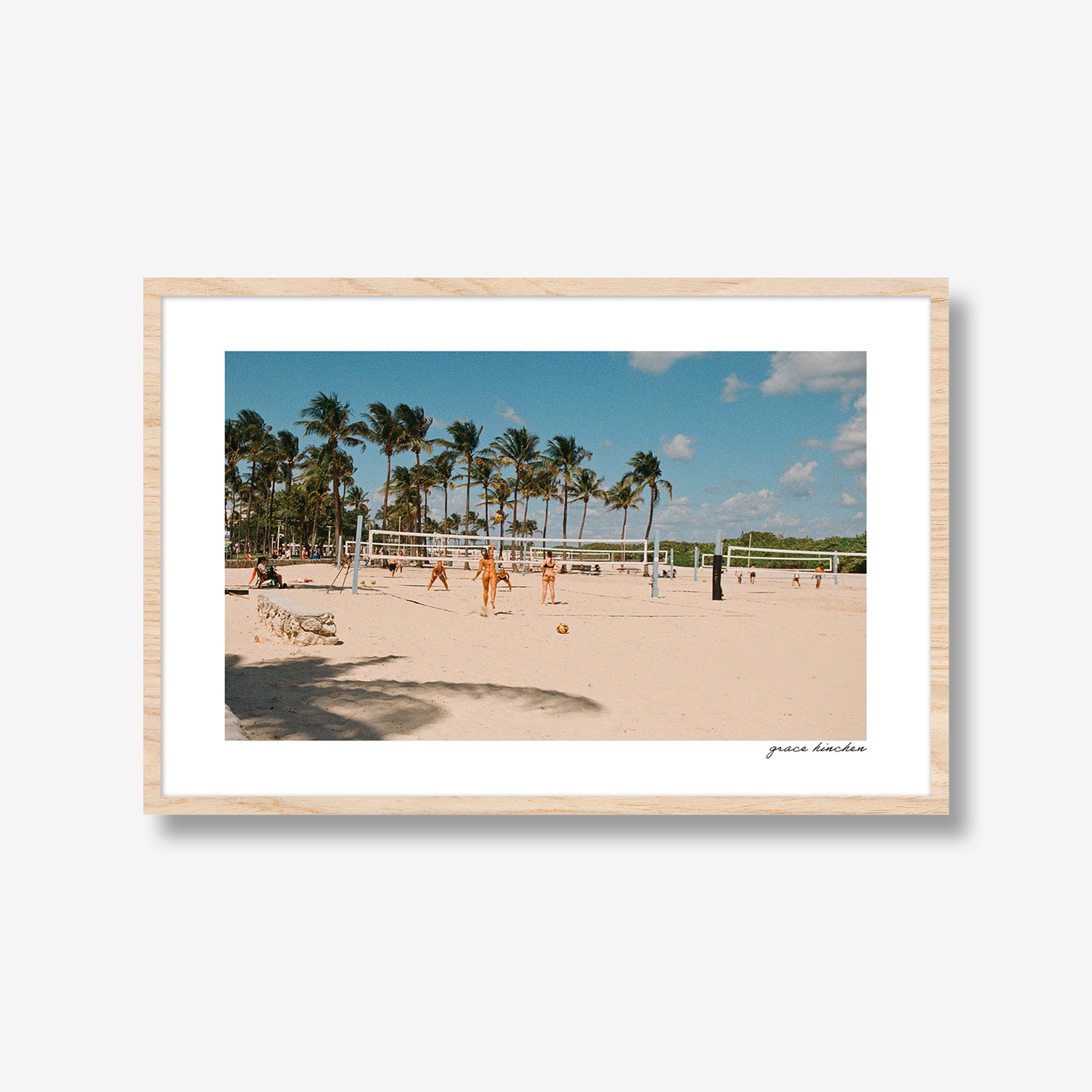 Volleyball On Ocean Drive