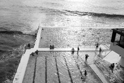 Bondi Icebergs in Monochrome