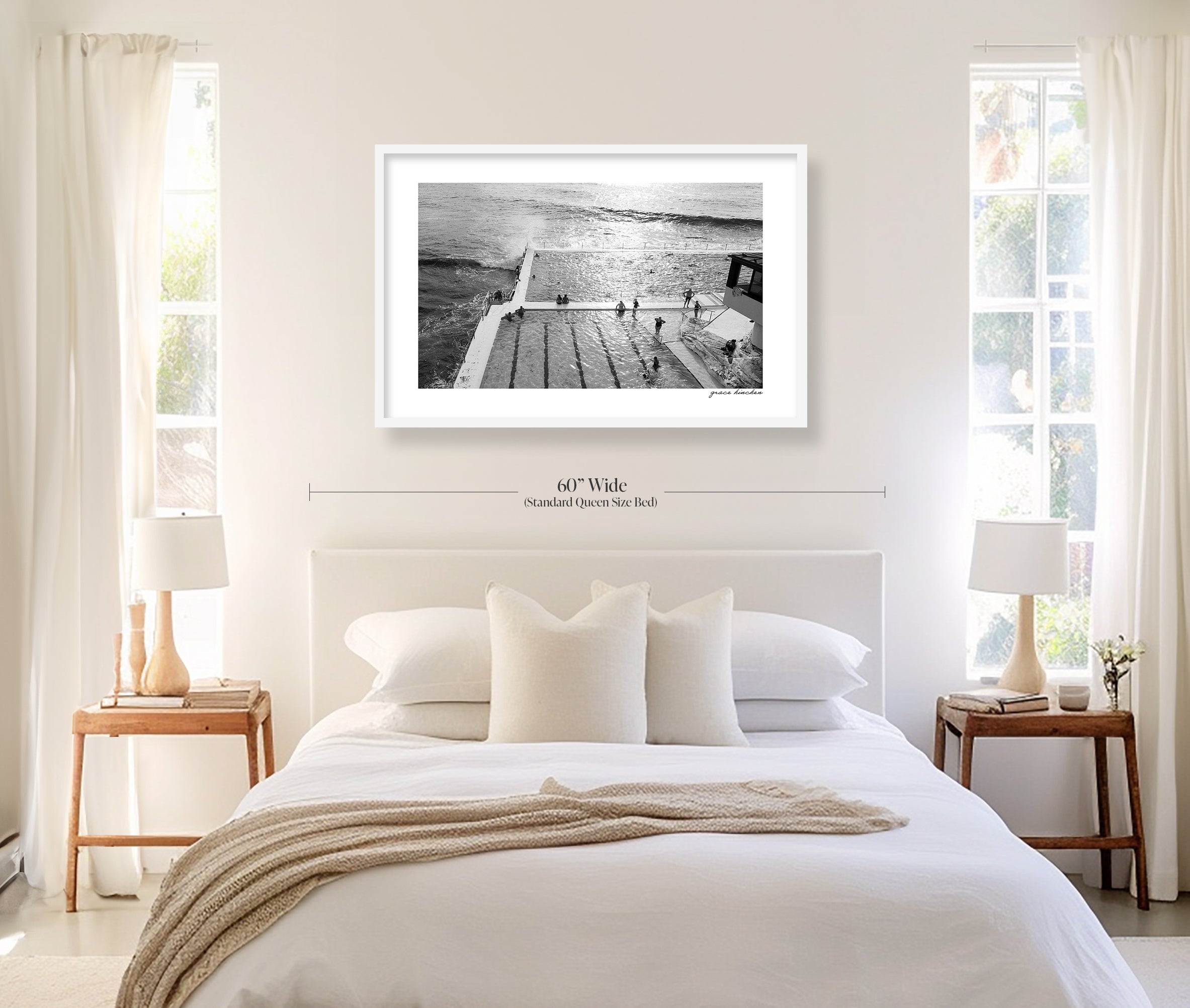 Bondi Icebergs in Monochrome