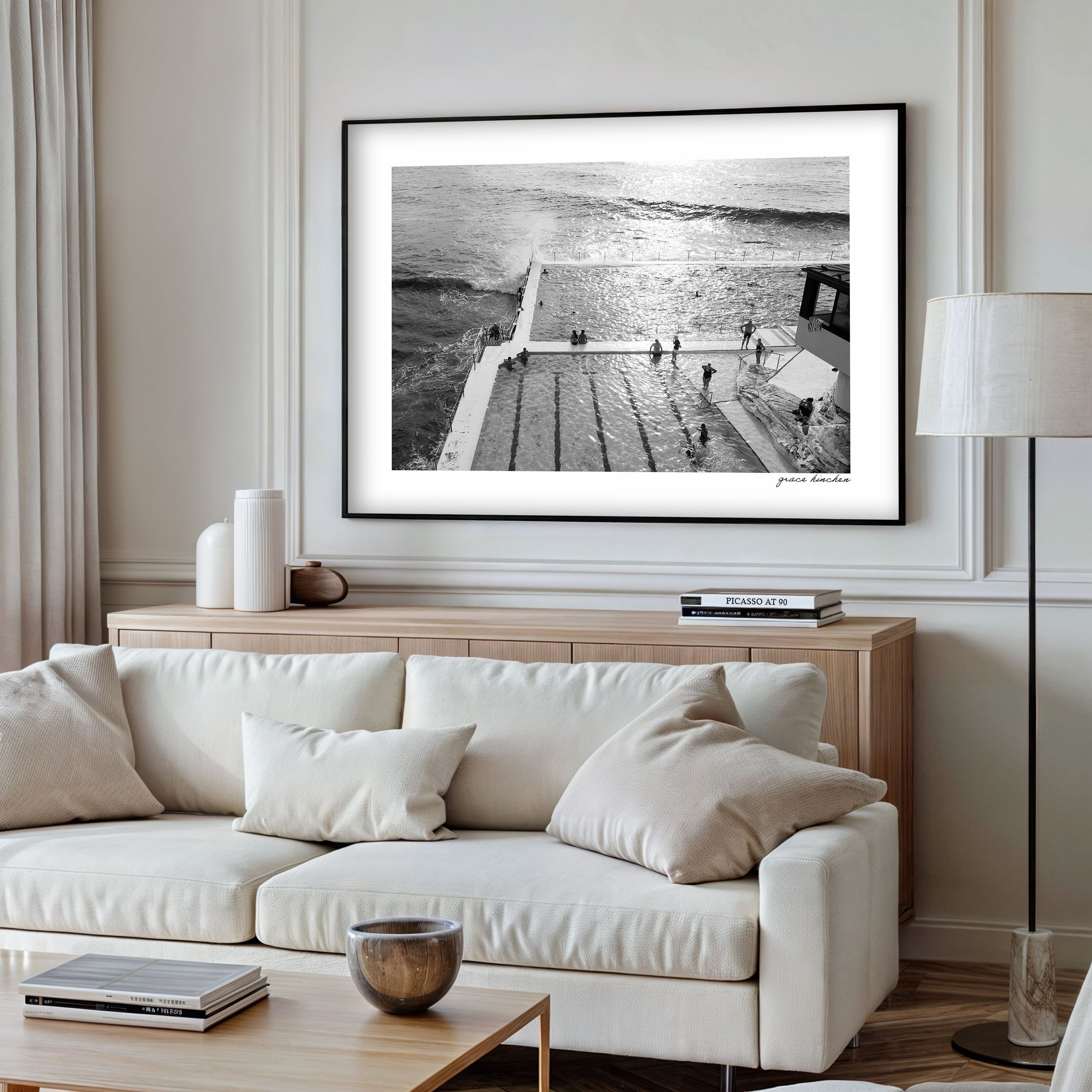 Bondi Icebergs in Monochrome