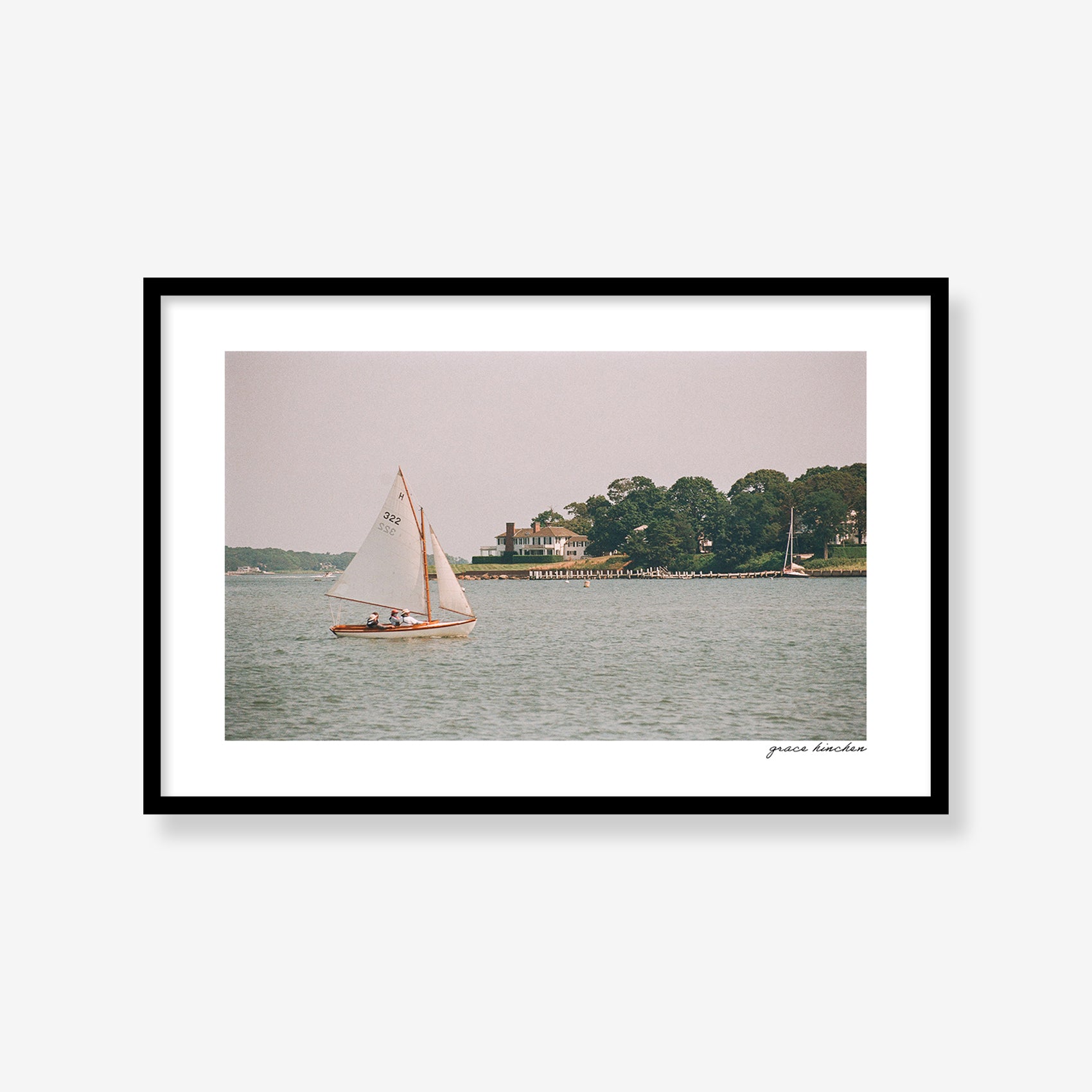 Sailing Into Dering Harbor