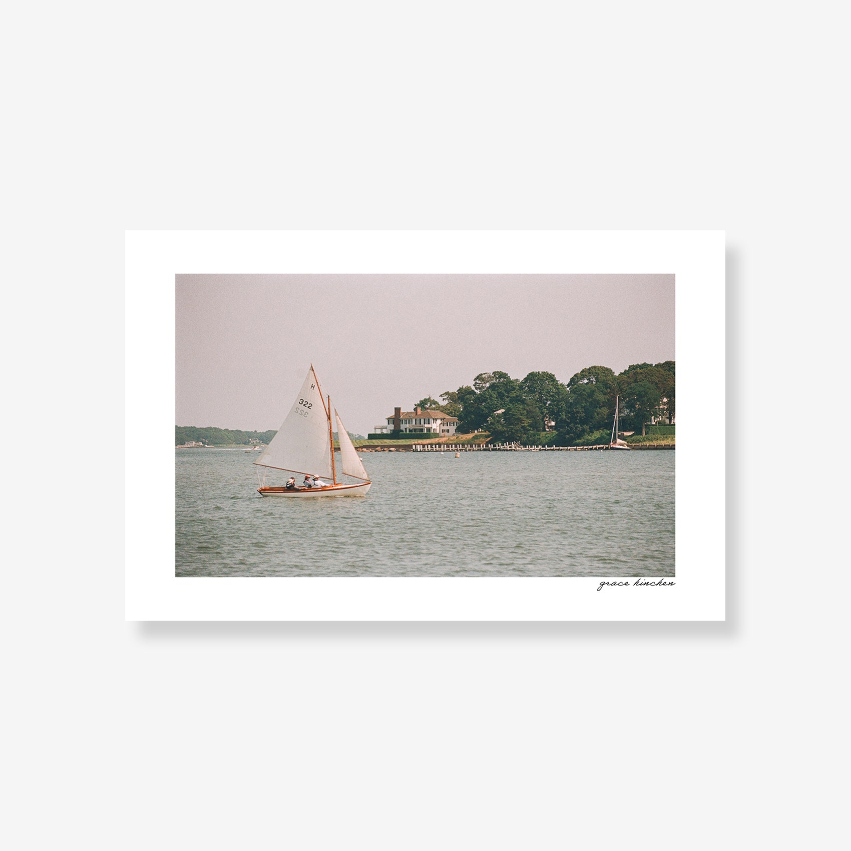Sailing Into Dering Harbor