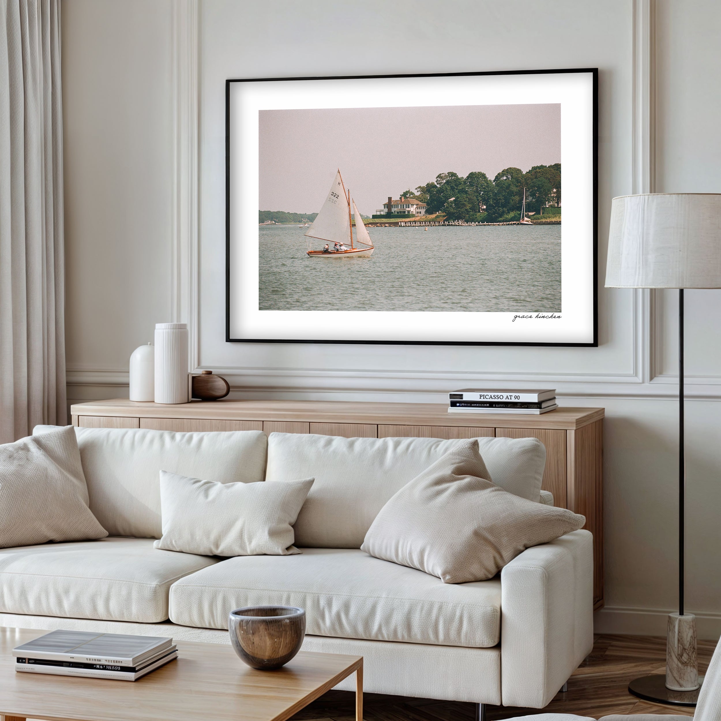 Sailing Into Dering Harbor