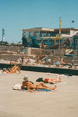 Clovelly Beach Sunbather