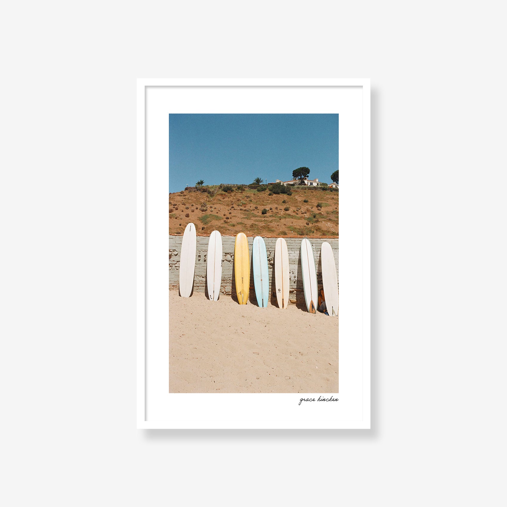 Boards at Surfrider Beach