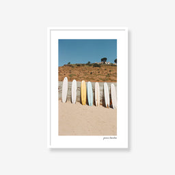 Boards at Surfrider Beach