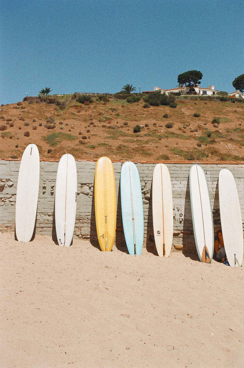 Boards at Surfrider Beach
