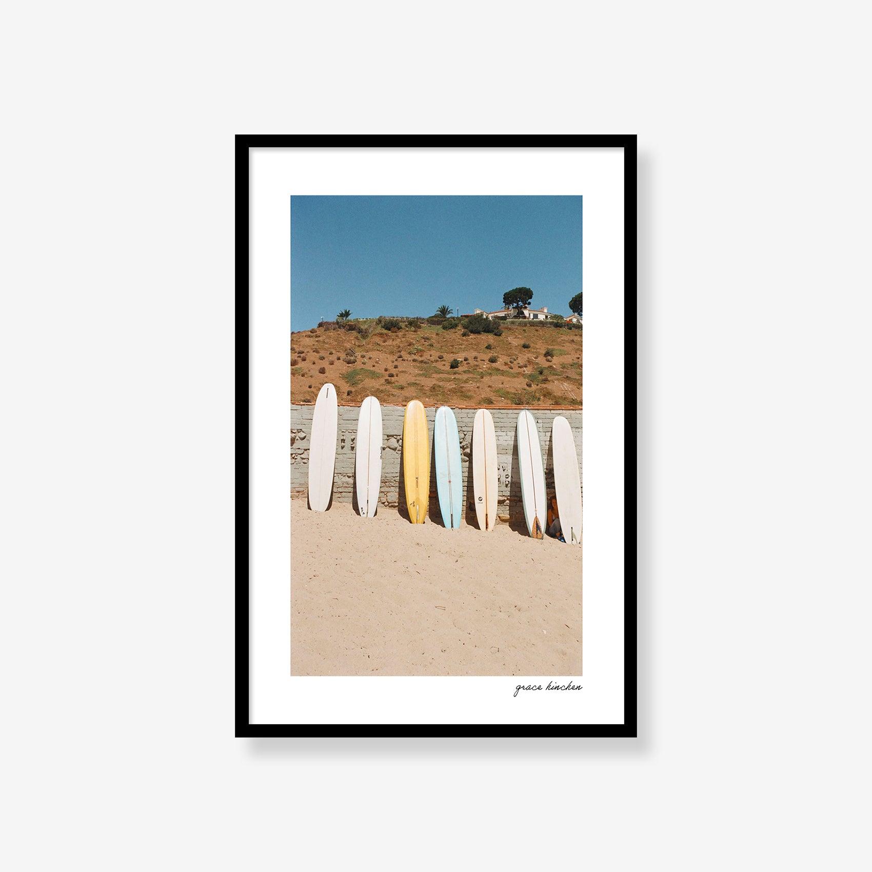 Boards at Surfrider Beach