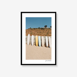 Boards at Surfrider Beach