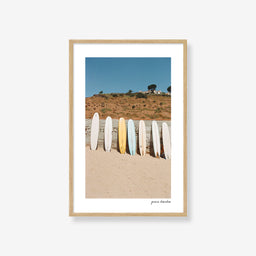 Boards at Surfrider Beach