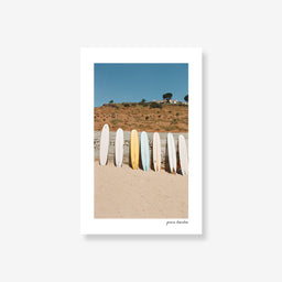 Boards at Surfrider Beach
