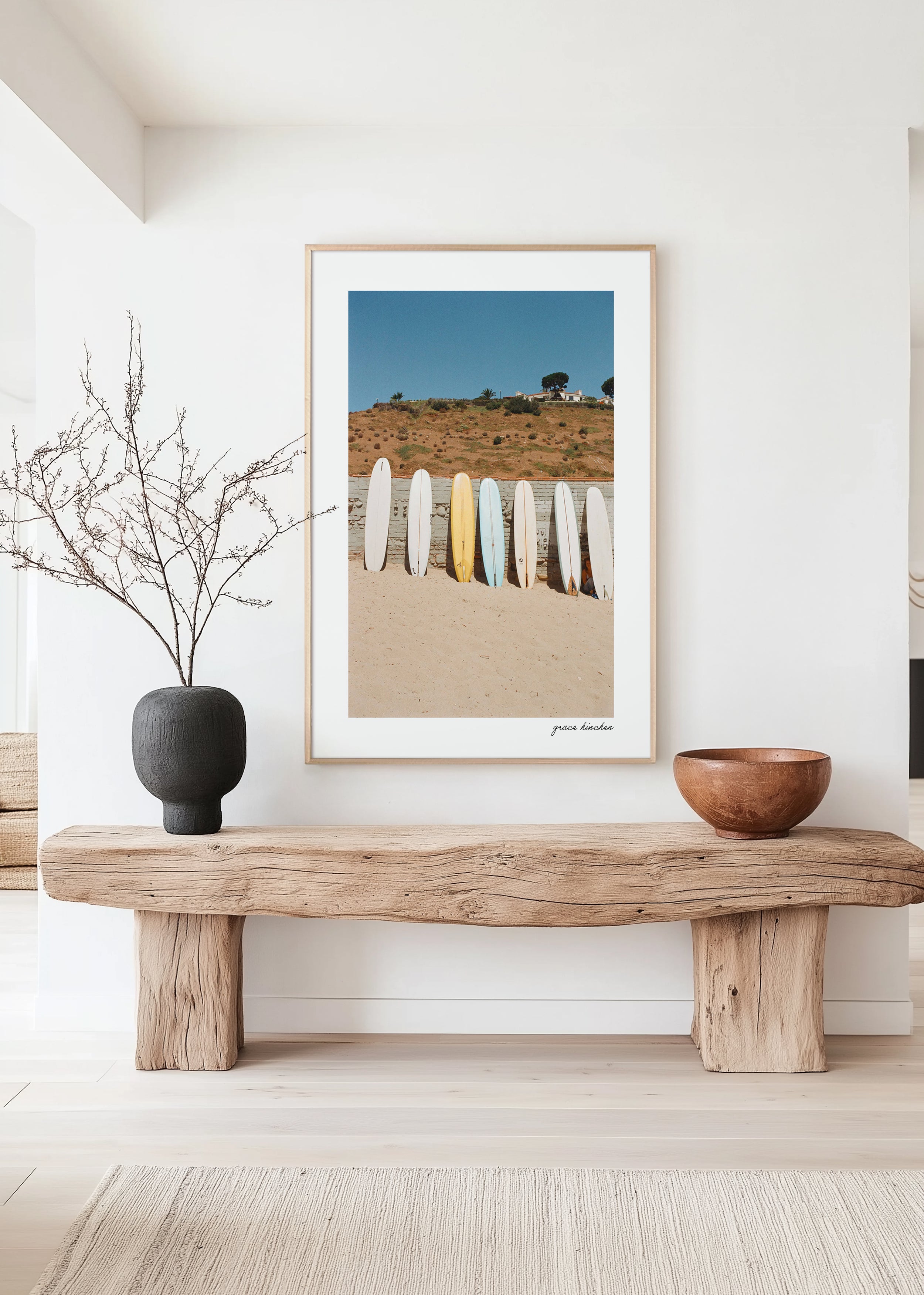 Boards at Surfrider Beach