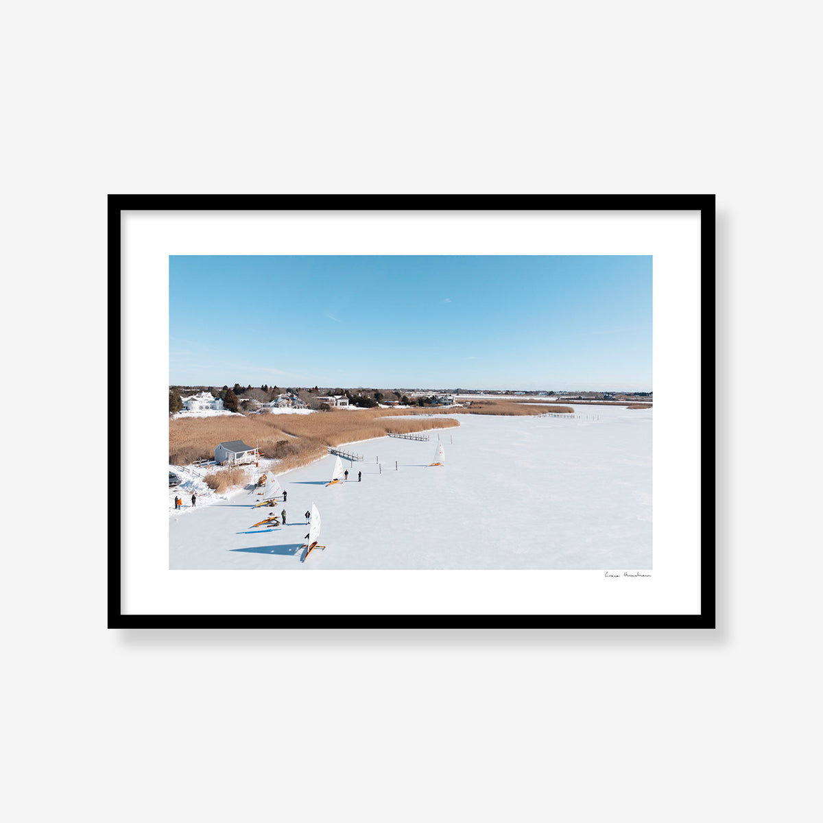 Preparing the Iceboats