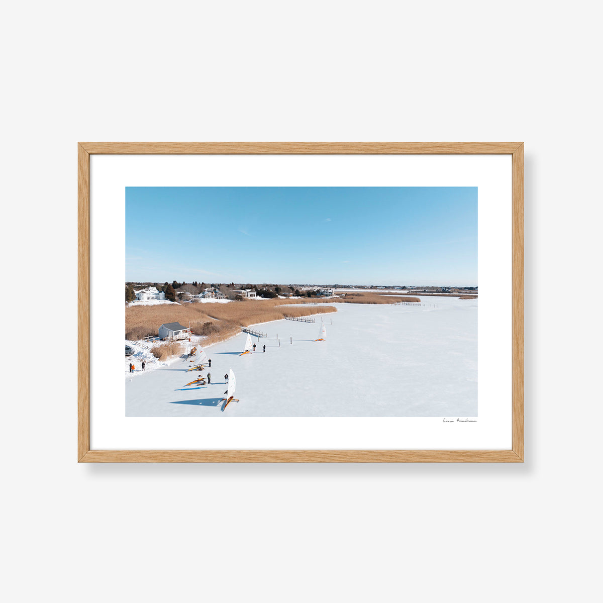 Preparing the Iceboats