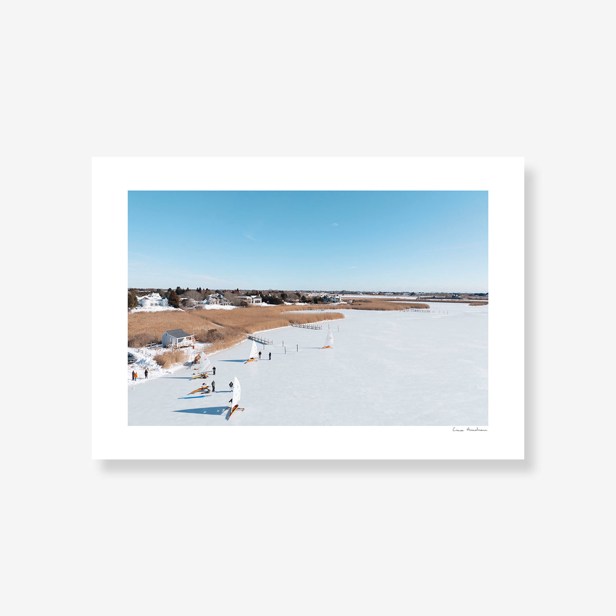 Preparing the Iceboats