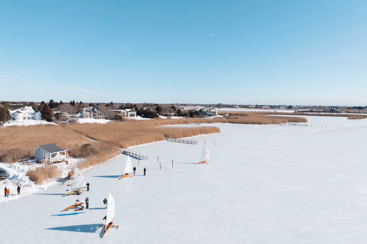 Preparing the Iceboats