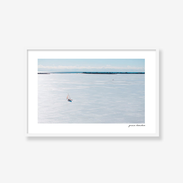 Iceboating on Mecox Bay