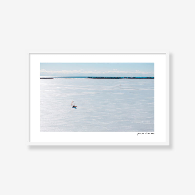 Iceboating on Mecox Bay