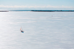 Iceboating on Mecox Bay