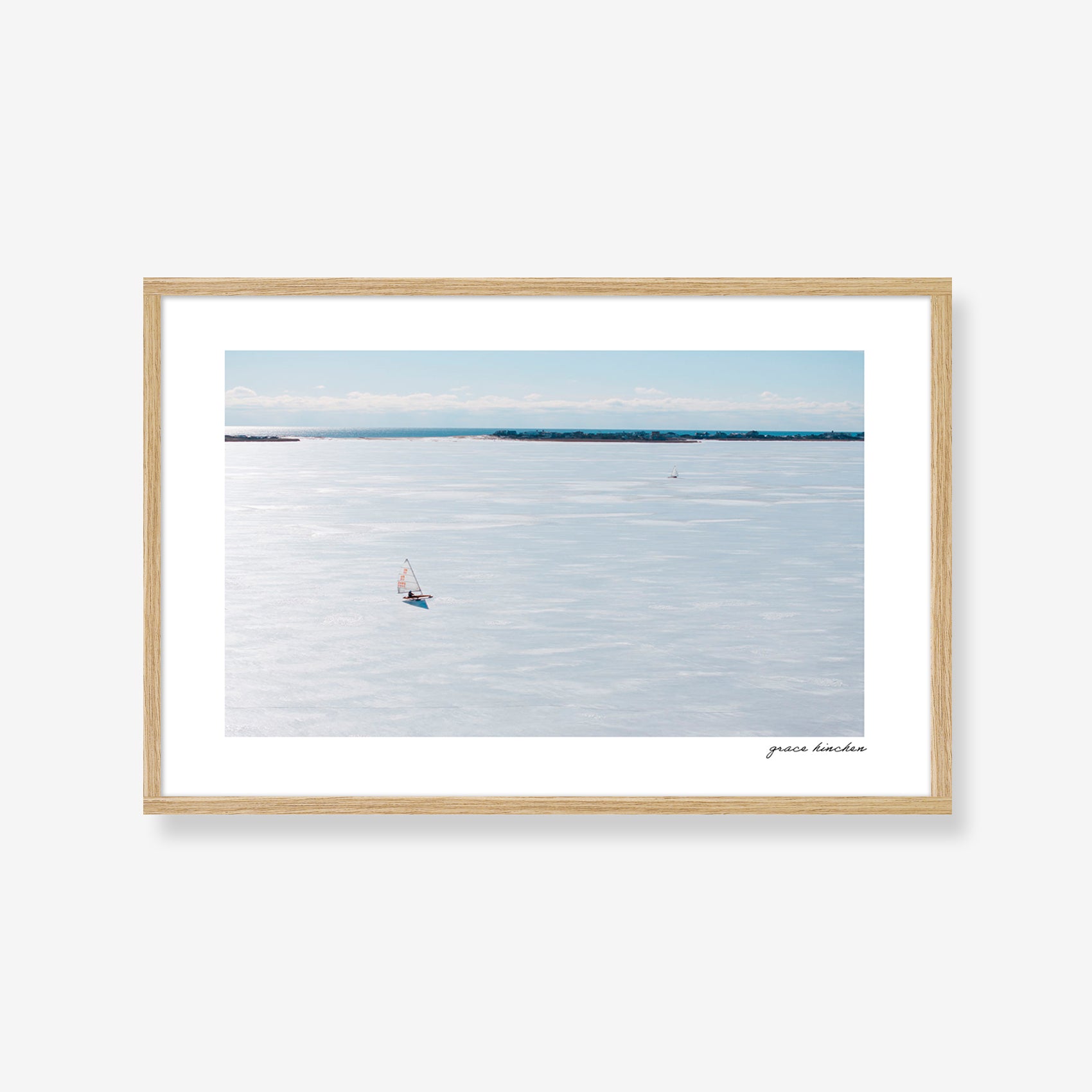 Iceboating on Mecox Bay