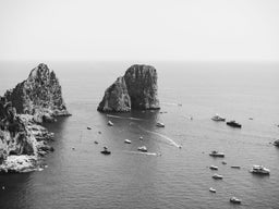 Yachts off the Faraglioni