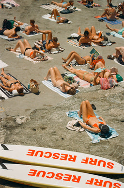 Clovelly with Surf Rescue Skis