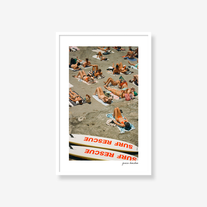 Clovelly with Surf Rescue Skis
