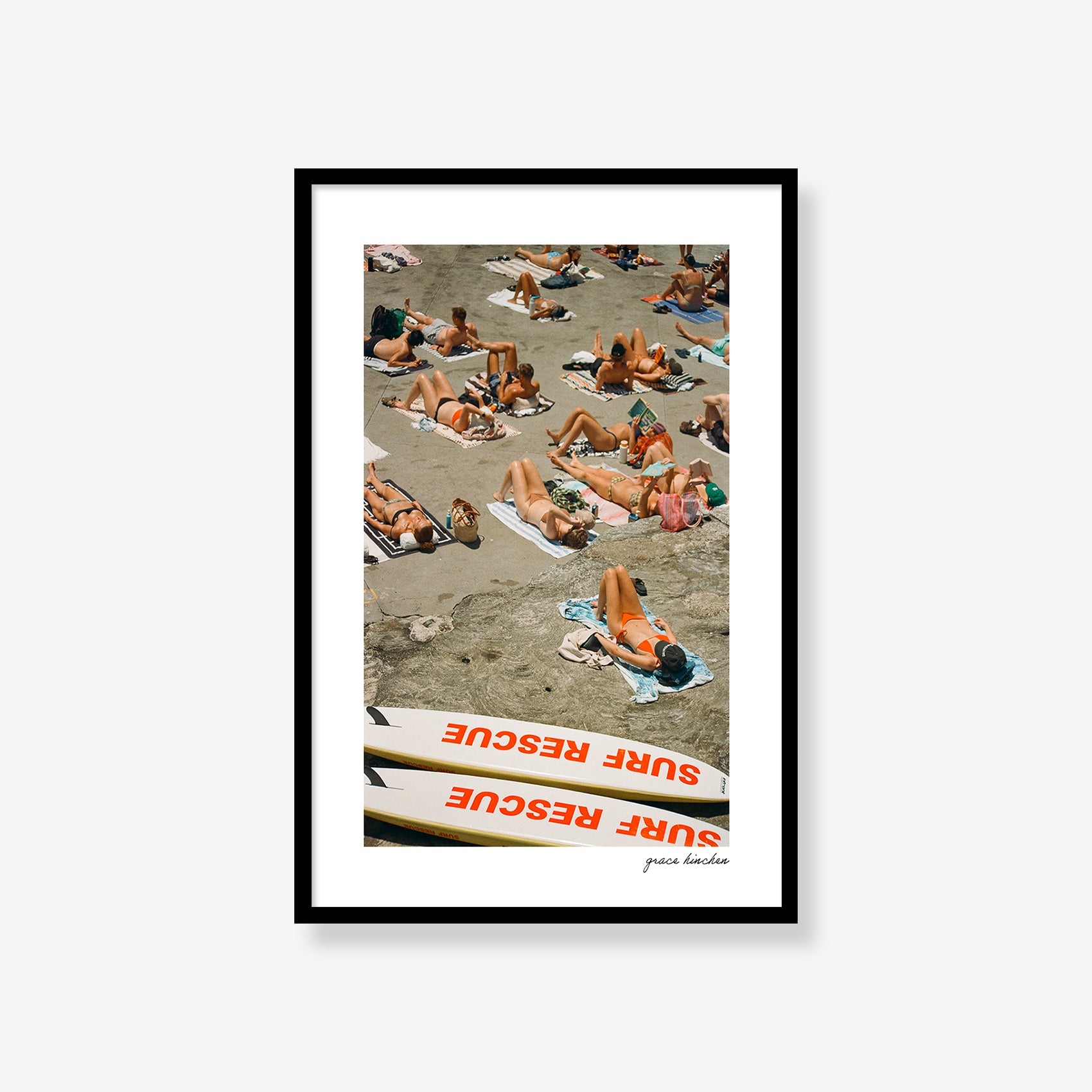 Clovelly with Surf Rescue Skis