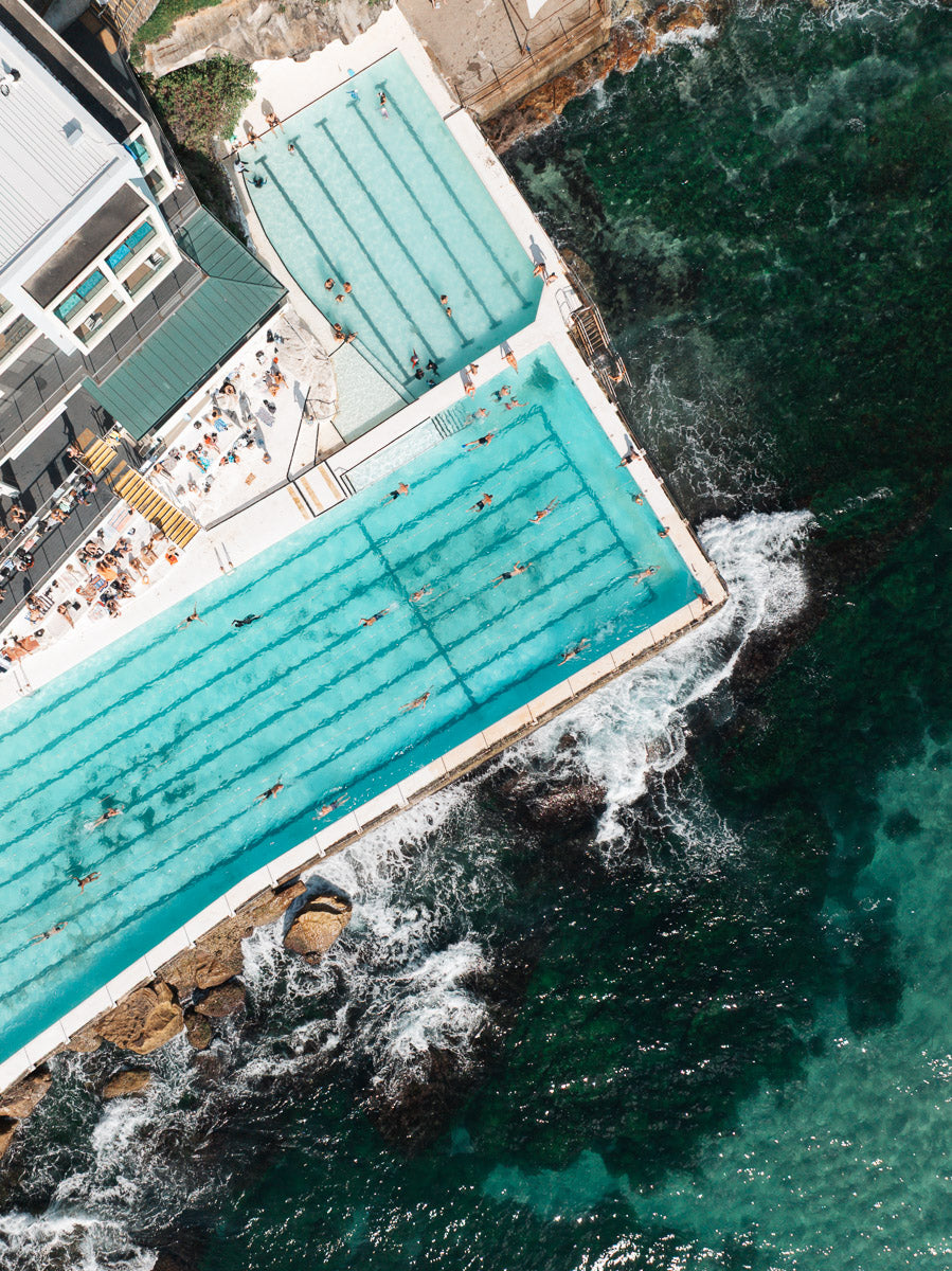 Bondi Icebergs Aerial